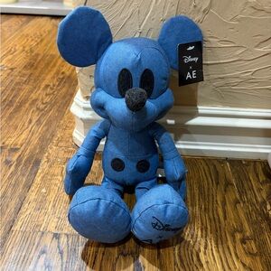 Disney Mickey Mouse X AE American Eagle Special Edition Plush Blue NWT